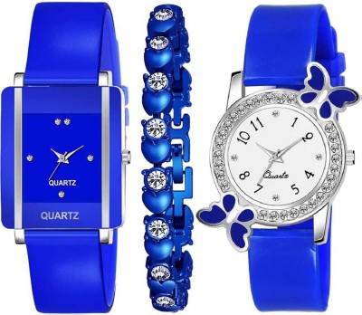 HATin Diamond Studded Attractive Butterfly Stylish Women Exclusive Style Girls Analog Watch  - For Girls