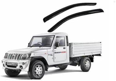 ASRAUTO For Front, Rear Wind Deflector(Tinted Mahindra Bolero)