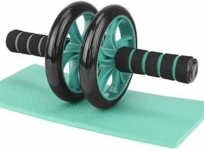 Shopeleven Abdominal Double Ab Roller Gym for Exercise Fitness Training Equipment Unisex Ab Exerciser(Multicolor)