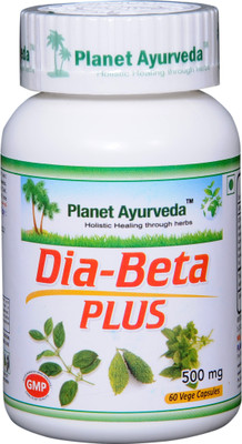 Planet Ayurveda DIA-BETA PLUS CAPSULES(60 Capsules)