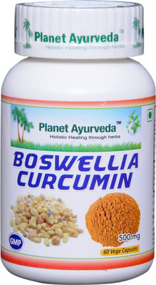 Planet Ayurveda BOSWELLIA CURCUMIN(60 Capsules)
