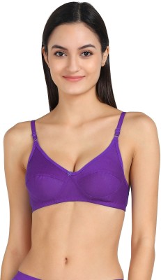 Cup's-In RCUP-BRA Women T-Shirt Non Padded Bra(Purple)