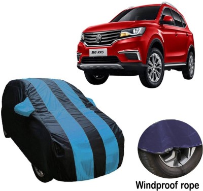 ECO SHOPEE Car Cover For MG RX5 (With Mirror Pockets)(Blue)