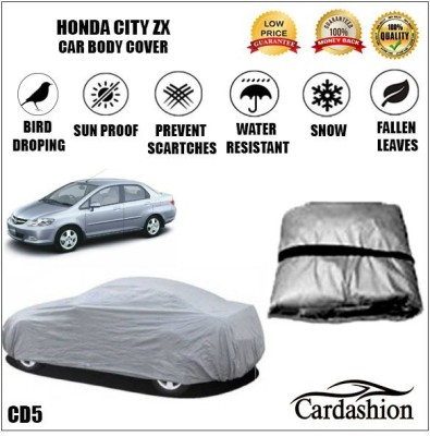 cardashion Car Cover For Honda City(Silver)