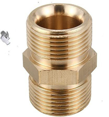 DIGICOP 1pcs Brass M22/14mm Male Adaptor Pipe Extension Joints Male Outlet Adaptor Connector For Garden Water Pipe Hose Accessories Spray Gun