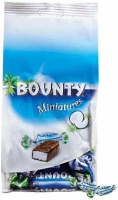 BOUNTY MINIATURES IMPORTED CHOCOLATE BAG Bars(220 g)