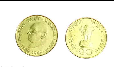 jaya collection Mahatma Gandhi 1860-1948 Commemorative Coin Modern Coin Collection(1 Coins)