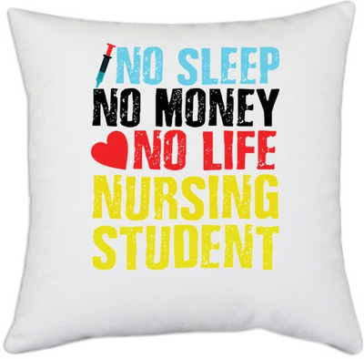 UDNAG Polyester Cushions Cover(40.5 cm*40.5 cm, White)