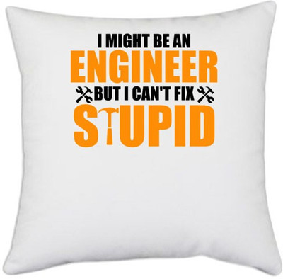UDNAG Polyester Cushions & Pillows Cover(40.5 cm*40.5 cm, White)