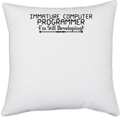 UDNAG Polyester Cushions & Pillows Cover(40.5 cm*40.5 cm, White)