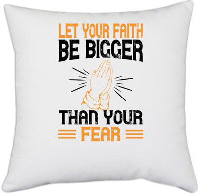 UDNAG Polyester Cushions & Pillows Cover(40.5 cm*40.5 cm, White)