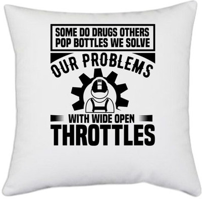 UDNAG Polyester Cushions & Pillows Cover(40.5 cm*40.5 cm, White)