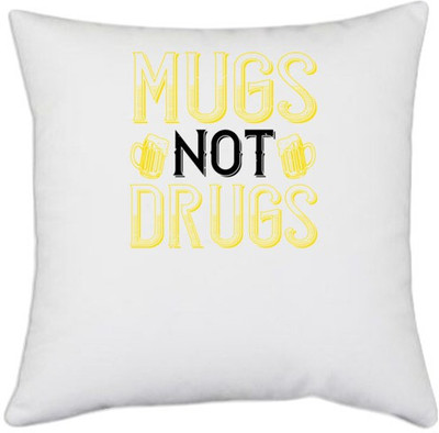 UDNAG Polyester Cushions Cover(40.5 cm*40.5 cm, White)