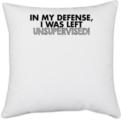 UDNAG Polyester Cushions & Pillows Cover(40.5 cm*40.5 cm, White)