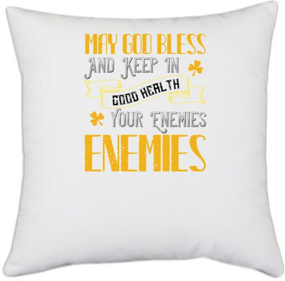 UDNAG Polyester Cushions & Pillows Cover(40.5 cm*40.5 cm, White)