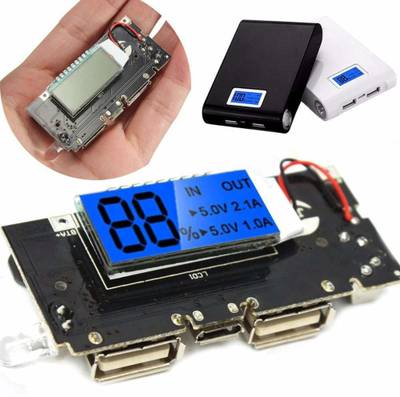 SG Flash Dual USB 5V 1A 2.1A Mobile Power Bank 18650 Battery Charger PCB Module Board Electronic Components Electronic Hobby Kit