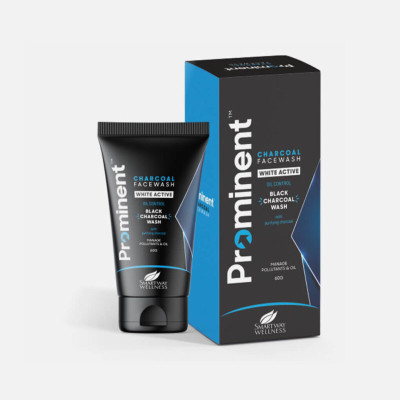 Prominent CHARCOAL WHITE ACTIVE FACEWASH IN ( 2 X 60GM ) Face Wash(120 g)