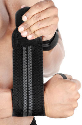 KASO Black Wrist Wraps for Gym, and Cross-fit / Wrist Support Band Wrist Support(Multicolor)