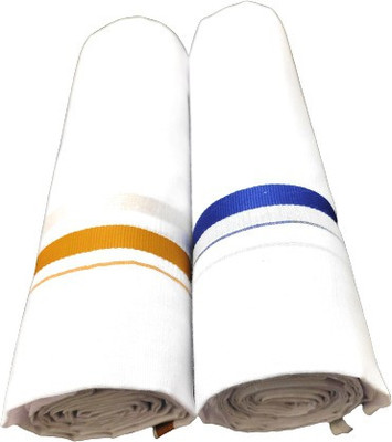 SHERHAAN Striped White Lungi