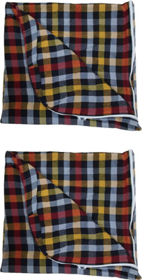 shividecor Zippered Double Size Breathable Mattress Cover(Red)