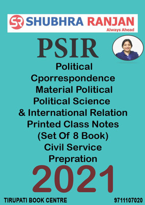 Subhra Ranjan - Political Cporrespondence - Material Political - Political Science & International Relation (PSIR ) - Printed Class Notes (Set Of 8 Book) - Civil Service Prepration (Photocopy) - 2021(Paperback, SUBHRA RANJAN IAS) Subhra Ranjan - Political Cporrespondence - Material Political - Political Science & International Relation (PSIR ) - Printed Class Notes (Set Of 8 Book) - Civil Service Prepration (Photocopy) - 2021(Paperback, SUBHRA RANJAN IAS)