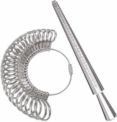 AS TOOL CENTER 18 cm Ring Sizing Stick(Aluminium Alloy)