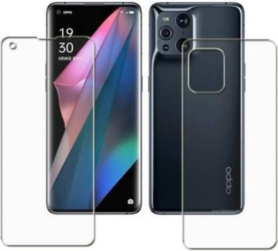 PONDRIK Front and Back Screen Guard for OPPO FIND X3 PRO(Pack of 2)