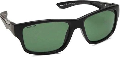 Fastrack Retro Square Sunglasses(For Men, Green)