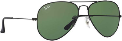 BAJERO Aviator Sunglasses(For Men & Women, Green)
