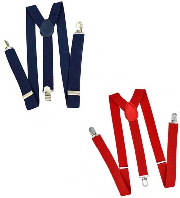 New Vastra Lok Y- Back Suspenders for Men, Women, Boys, Girls(Blue, Red)