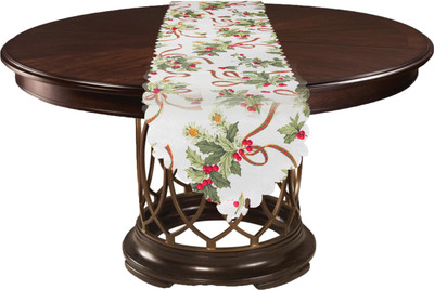 Jades Multicolor 175 cm Reversible Table Runner(Satin)