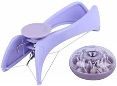 AKSHAR4u Eyebrow Face and Body Hair Threading and Removal System Tweezers, Non Electric Eyebrow Trimmer For Women Runtime: 45 min Trimmer for Women (Multicolor) Trimmer 45 min  Runtime 4 Length Settings(Purple)