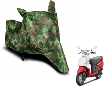 MOCKHE Waterproof Two Wheeler Cover for Hero(Pleasure, Green)