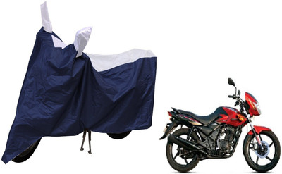 MOCKHE Waterproof Two Wheeler Cover for TVS(Flame 125, Silver)