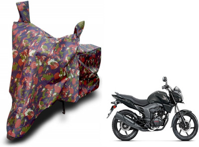 MOCKHE Waterproof Two Wheeler Cover for Honda(CB Trigger, Brown)