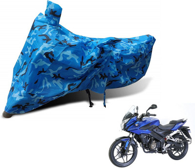 MOCKHE Waterproof Two Wheeler Cover for Bajaj(Pulsar AS 150, Blue)