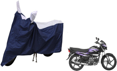 MOCKHE Waterproof Two Wheeler Cover for Hero(Super Splendor, Silver)