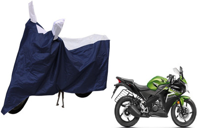 MOCKHE Waterproof Two Wheeler Cover for Honda(CBR 150R, Silver)