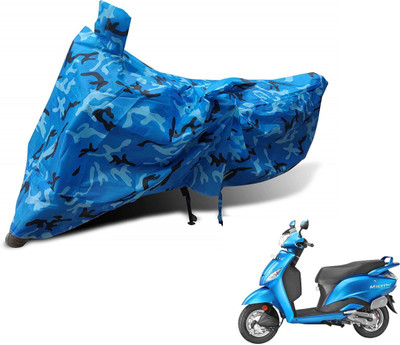 MOCKHE Waterproof Two Wheeler Cover for Hero(Maestro, Blue)