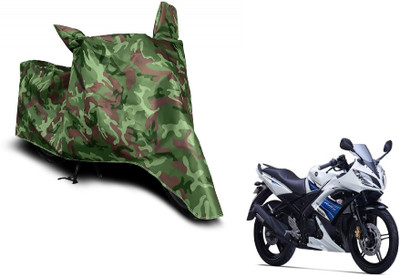 MOCKHE Waterproof Two Wheeler Cover for Yamaha(YZF R15 S, Green)