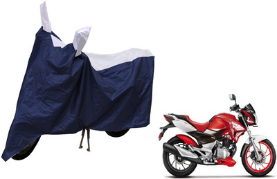 MOCKHE Waterproof Two Wheeler Cover for Hero(CBZ Extreme, Silver)