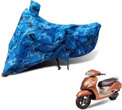 MOCKHE Waterproof Two Wheeler Cover for TVS(Jupiter, Blue)