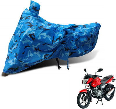 MOCKHE Waterproof Two Wheeler Cover for Bajaj(Pulsar 135 LS DTS-i, Blue)