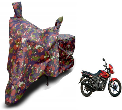 MOCKHE Waterproof Two Wheeler Cover for TVS(Flame DS 125, Brown)