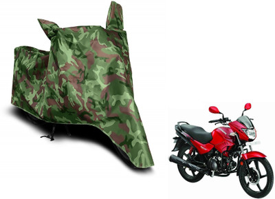 MOCKHE Waterproof Two Wheeler Cover for Hero(Glamour FI, Green)