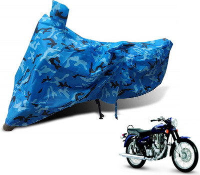 MOCKHE Waterproof Two Wheeler Cover for Royal Enfield(Bullet Electra Twinspark, Blue)