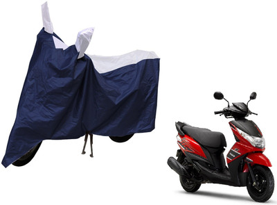 MOCKHE Waterproof Two Wheeler Cover for Yamaha(Ray Z, Silver)