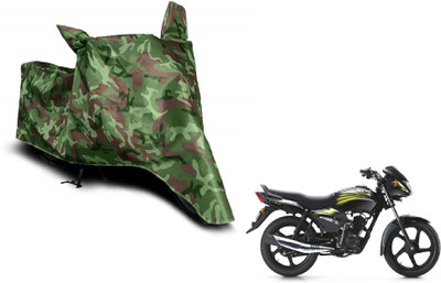 MOCKHE Waterproof Two Wheeler Cover for TVS(Star City, Green)