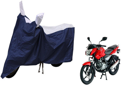 MOCKHE Waterproof Two Wheeler Cover for Bajaj(Pulsar 135 LS DTS-i, Silver)