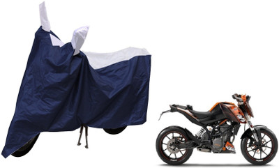 MOCKHE Waterproof Two Wheeler Cover for KTM(Duke 200, Silver)